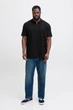 Футболка поло Jack&Jones чорна 4XL (500615-black-12284) - изображение 6