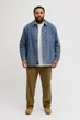 Джинсова сорочка Jack&Jones синя 6XL (400154-blue-13652) - изображение 7
