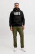 Худі з принтом Jack&Jones чорний 7XL (ssw-010-black-3251) - изображение 3