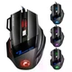 Мишка дротова iMice X7 RGB (чорна) - изображение 3