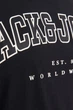 Футболка з принтом "Jack&Jones" Jack&Jones чорна 8XL (500618-black-12337) - изображение 2