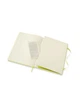 Блокнот Moleskine Classic большой, нелинованный, лимонно-зелёный (QP092C2) 8056420850901 - изображение 5