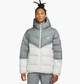 Куртка чоловіча Nike M Nk Sf Wr Pl-Fld Hd Jkt Grey/White M DR9605-084 - зображення 1