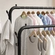 Двойная напольная стойка для одежды Double floor Hanger 110х54 см и полкой для обуви - изображение 4