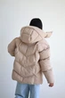 Зимова куртка Mila Nova К-402 44 бежевий - изображение 4