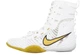 Обувь для бокса Nike Hyperko 3 белая, золотистая 45.5 (11.5US) 29.5 см - изображение 5