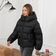 Женский зимний пуховик UF-Fashion 1135-BM XS черный - изображение 4