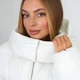 Пуховик женский зимний UF-Fashion 1135-BM XS молочный - изображение 5