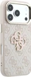 Etui Guess 4G & Big Resin Logo do Apple iPhone 18 Pro / 17 Pro Różowe (3666339653743) - obraz 4