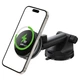 Автотримач ACEFAST D67, QI2, 25W, cooling wireless charging car holder with suction cup, 4.7-6.9", black - зображення 2