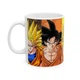 Кружка Dragon Ball "Эволюция Гоку" 330 мл Белый - изображение 1