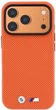 Etui BMW M Quadrille Kevlar Metal Logo MagSafe do Apple iPhone 17 Pro/18 Pro Orange (BMHMP18L25SWPUKEO) - obraz 3