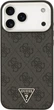 Etui Guess 4G Triangle Logo MagSafe do Apple iPhone 17 Pro Max/18 Pro Max Black-Silver (GUHMP18XP4TSRCMK) - obraz 3