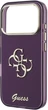 Etui Guess IML 4G Script Metal do Apple iPhone 17 Pro/18 Pro Burgundy (GUHCP18L5HC4MLSU) - obraz 6