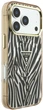 Etui Guess IML Zebra Glitter Triangle Logo MagSafe do Apple iPhone 17 Pro Max/18 Pro Max Gold (GUHMP18X6HZPGTLD) - obraz 4