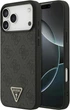Etui Guess Leather 4G Triangle Strass MagSafe do Apple iPhone 17 Pro Max/18 Pro Max Black (GUHMP18XP4TDPLK) - obraz 1
