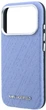 Etui Karl Lagerfeld Grained Allover Logo Metal Elongated MagSafe do Apple iPhone 17 Pro Max/18 Pro Max Blue (KLHMP18XPSKLFOFB) - obraz 6