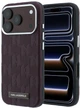 Etui Karl Lagerfeld Grained Mono Resin Logo MagSafe do Apple iPhone 17 Pro Max/18 Pro Max Burgundy (KLHMP18X6PWKLMHR) - obraz 1