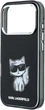 Etui Karl Lagerfeld IML Choupette Body Sketch Print MagSafe do Apple iPhone 17 Pro/18 Pro Black (KLHMP18L6HCIKDK) - obraz 6