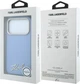 Etui Karl Lagerfeld Saffiano Small Script Metal Logo MagSafe do Apple iPhone 17 Pro Max/18 Pro Max Light Blue (KLHMP18X6PWSKSB) - obraz 8