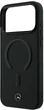 Etui Mercedes-Benz Leather 3D MagSafe do Apple iPhone 17 Pro/18 Pro Black (MEHMP18L25PEMMOK) - obraz 6