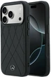 Чохол для смартфона Mercedes-Benz Leather Crossed Lines MagSafe для Apple iPhone 17 Pro Max/18 Pro Max Black (MEHMP18L25PSECLK) - зображення 1