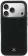 Чохол для смартфона Mercedes-Benz Leather Crossed Lines MagSafe для Apple iPhone 17 Pro Max/18 Pro Max Black (MEHMP18L25PSECLK) - зображення 3