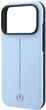 Etui Mercedes-Benz Leather Semi Wrap Iconic Line MagSafe do Apple iPhone 17 Pro/18 Pro Blue (MEHMP18L25PFWSTB) - obraz 6