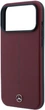 Etui Mercedes-Benz Leather Semi Wrap Iconic Line MagSafe do Apple iPhone 17 Pro Max/18 Pro Max Burgundy (MEHMP18X25PFWSTR) - obraz 6