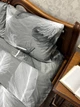 Комплект постельного белья Utex бязь двуспальный 175х215 белые перышки (pos0003) - изображение 1