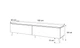 Тумба под ТВ Моника Welovemebel белая 1800x400x495 мм на 2 ящика - изображение 6