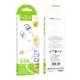 Data - кабель Hoco X109 USB to Type-C 1m, White - зображення 2