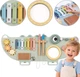Drewniana tablica manipulacyjna Tooky Toy Krokodyl TP552 (6976831555566) - obraz 4