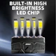 Комплект Bi-LED модулів Sanvi S500W+Y 75/108W 12V 6000K/3000K — ближнє + дальнє світло, 2 шт - зображення 5