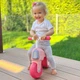 Rowerek biegowy Woopie Baby Huanger ze dźwiękiem Różowy 59295 (5906280659295) - obraz 5
