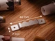 Крокодил для картин металевий 40х7 мм Сріблястий (F-142-2) - зображення 1