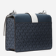 Сумка кросс-боди через плечо женская маленькая Michael Kors Greenwich Small Color-Block Signature Logo Синяя (197853429604) - изображение 3
