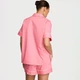 Пижама розовая с шортами Victoria's Secret Heritage Cotton Short Pajama Set Pink Cocktail - Размер S - изображение 2