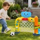Interaktywny centrum sportowy Woopie Baby 2 w 1 Bramka i kosz ze słonikiem 59202 (5906280659202) - obraz 6