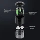 Портативная аккумуляторная кофемолка жерновая 12W с USB 1800 мАч Черная — беспроводная мини кофемолка с керамическими жерновами для кофе и специй - изображение 8