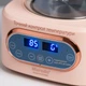 Електричний чайник скляний з терморегулятором та LED дисплеєм Marado MA-3346 800W 1.8 л Бежевий (Заварник для чаю з підтриманням температури) - зображення 4