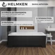 Ванна акриловая Helmken Edelva 140x70 см (D343585S12) комплект 2 в 1: прямоугольная ванна, Черный подголовник - изображение 19