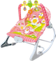Leżaczek bujaczek Woopie Baby z wibracją Różowy 59288 (5906280659288) - obraz 1