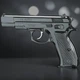 Стартовый пистолет Kimar Chiappa 75 Pistol (CZ 75) 9 mm Black - изображение 1