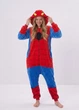 Кигуруми Человек Паук женская пижама Spider Man плюшевая на молнии с капюшоном и карманами красно-синяя S 145-155 см (A1026K) - изображение 1