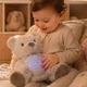 Lampka nocna dla dzieci z projektorem Woopie Baby Pluszowy Miś 58090 (5906280658090) - obraz 4