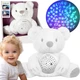 Lampka nocna dla dzieci z projektorem Woopie Baby Pluszowy Miś 58090 (5906280658090) - obraz 2