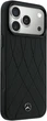 Etui Mercedes-Benz Leather with Crossed Lines MagSafe do iPhone 18 Pro Max / 17 Pro Max czarne (Mer008845) - obraz 4