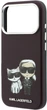 Etui Karl Lagerfeld Smooth Karl & Choupette Bodies Sketch MagSafe do iPhone 18 Pro / 17 Pro burgundowe (KF003187) - obraz 6