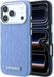 Etui Karl Lagerfeld Grained Mono Resin Logo MagSafe do iPhone 18 Pro Max / 17 Pro Max jasnoniebieskie (KF003214) - obraz 1